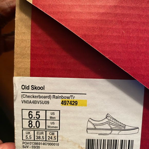 Vans Multicolor Checkered Sneakers - Picture 4 of 8